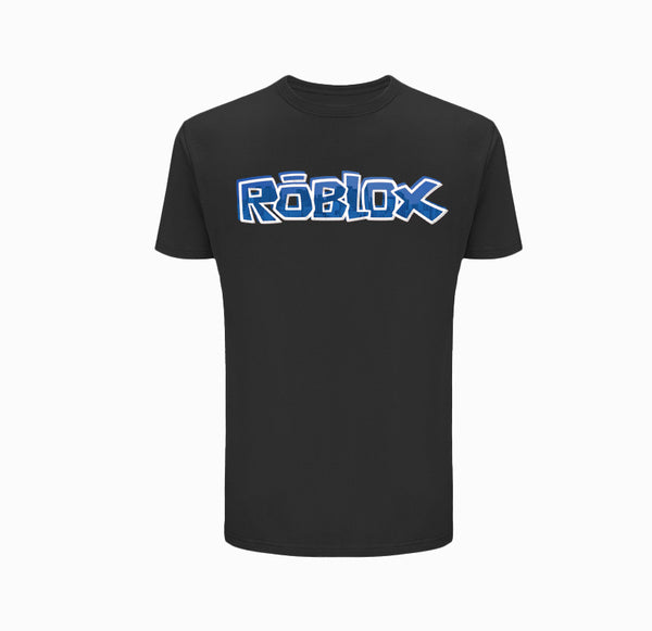 Koszulka dziecięca Roblox 002 Czarny