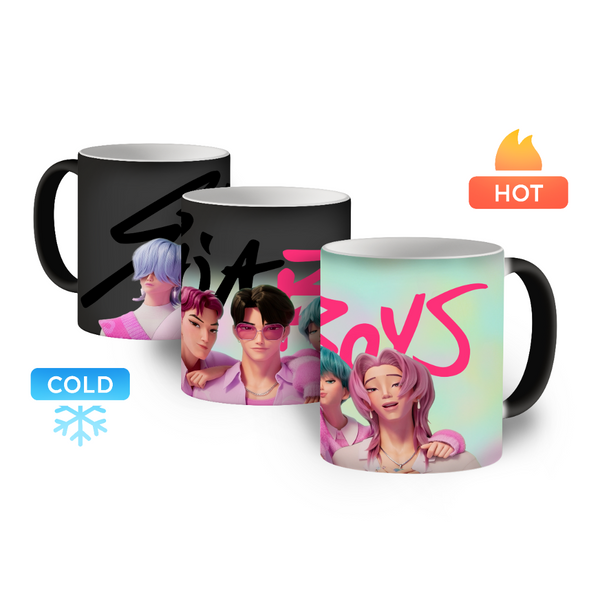 Kubek magiczny 330ml Saja Boys Biały