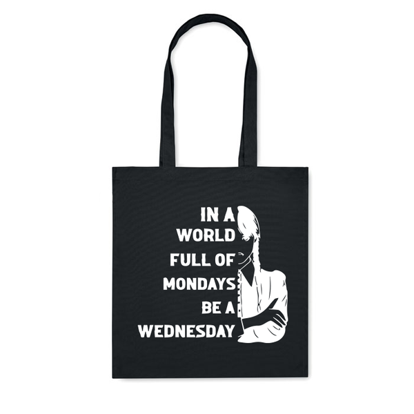 Torba bawełniana na zakupy Be a Wednesday Czarna