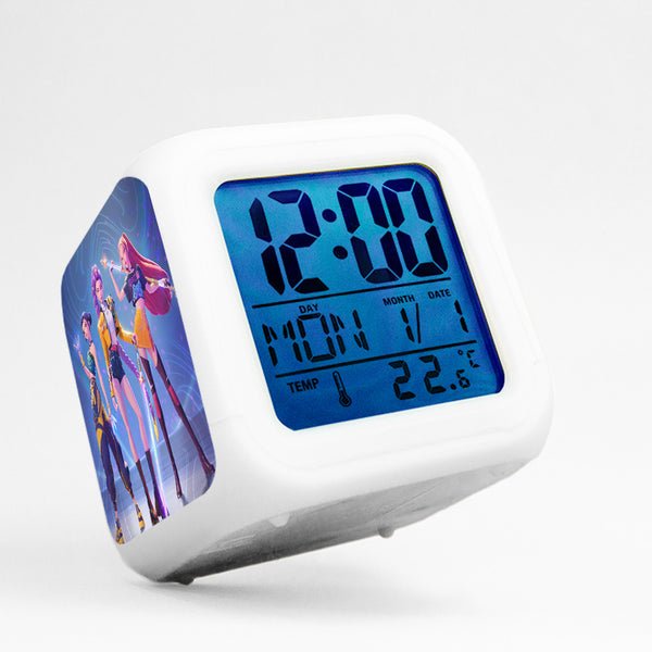 Budzik LED K-pop Demon Hunters Rumi Zoey Mira