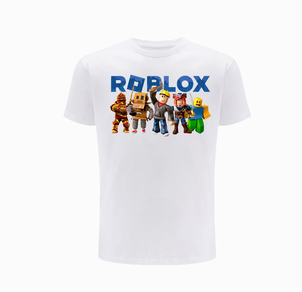 Koszulka dziecięca Roblox 003 Biały
