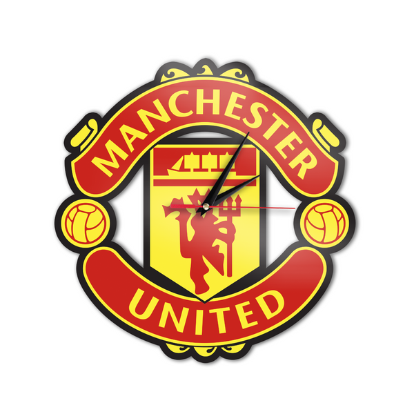 Zegar ścienny z połyskiem Manchester United