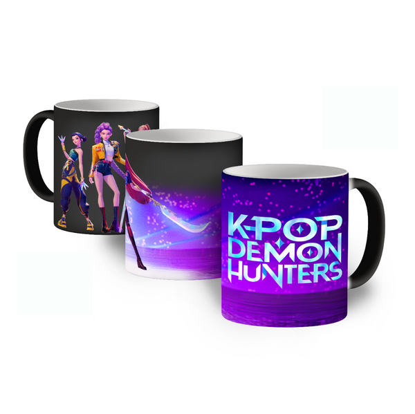 Kubek magiczny K-Pop 330ml Demon Hunters Biały