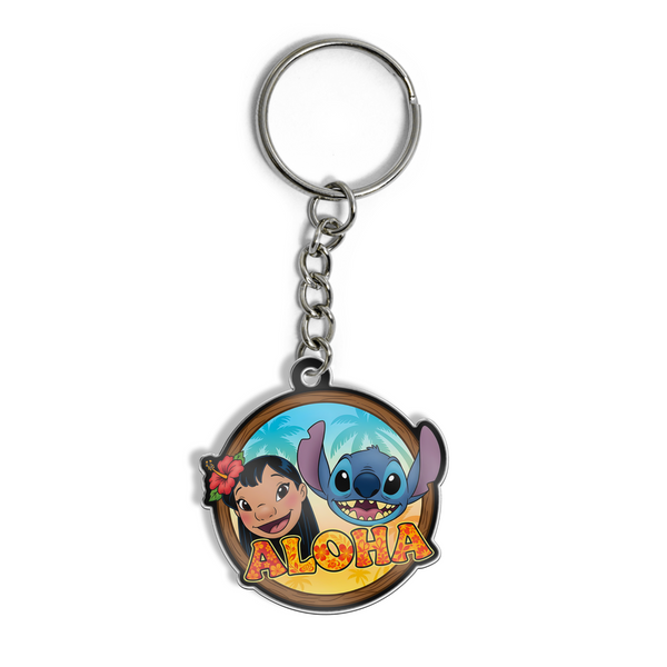 Brelok do kluczy z łańcuszkiem Aloha Stich