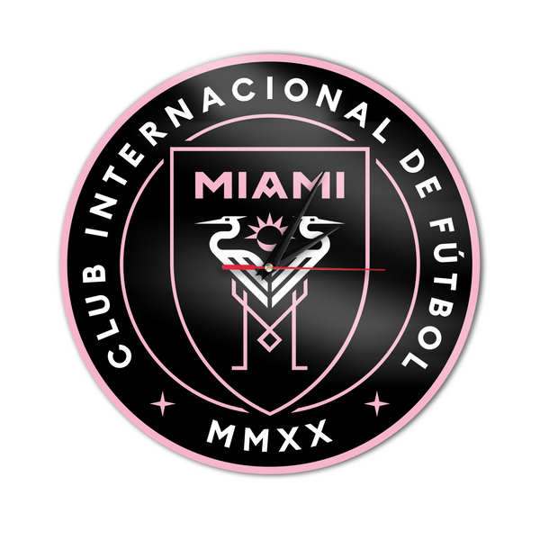 Zegar ścienny z połyskiem Inter Miami