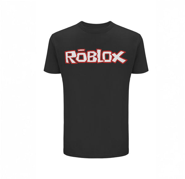 Koszulka dziecięca Roblox 001 Czarny