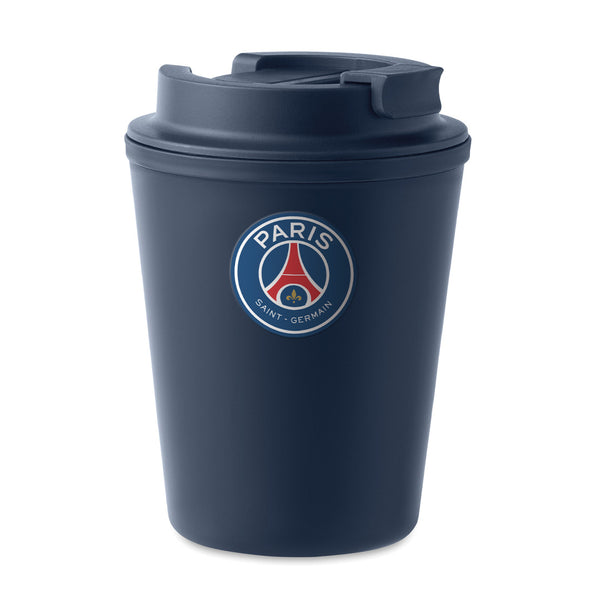 Kubek dwuwarstwowy z pokrywką 300ml Paris Saint-Germain Granatowy