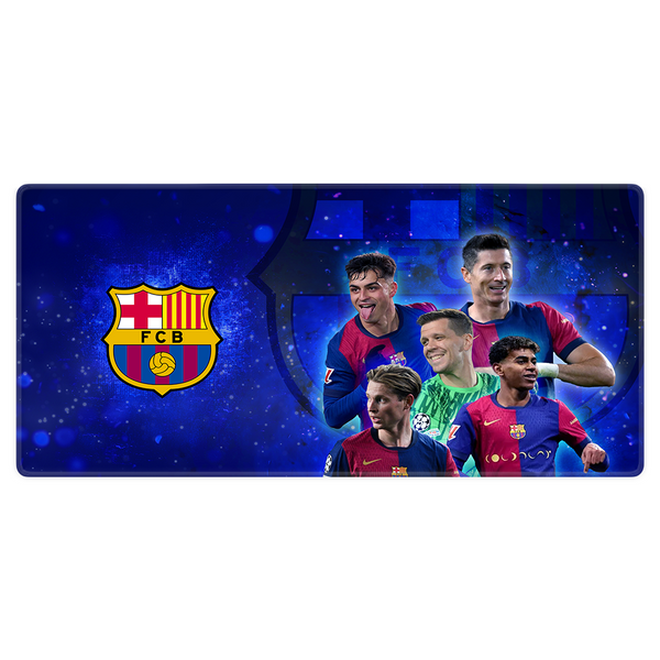 Mata na biurko 80x40cm FC Barcelona