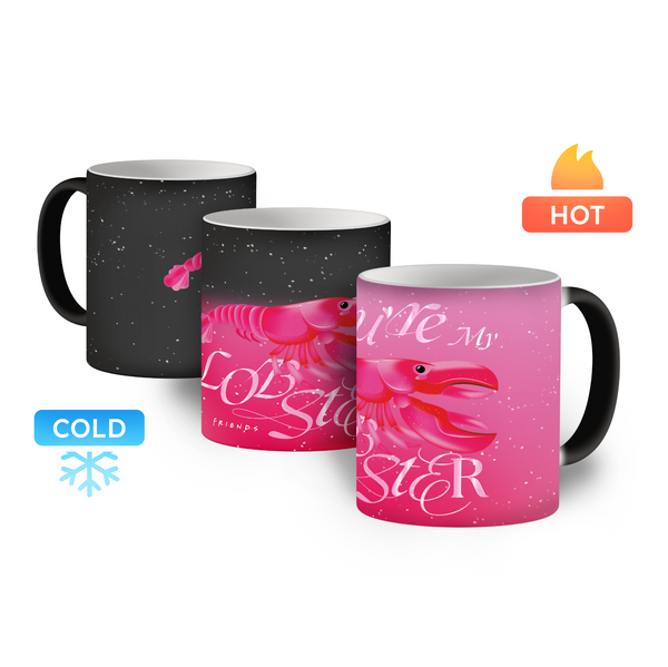 Kubek magiczny 330ml brokatowy Friends 085 Friends Biały