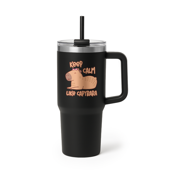 Kubek termiczny z uchwytem 1200ml Keep Calm