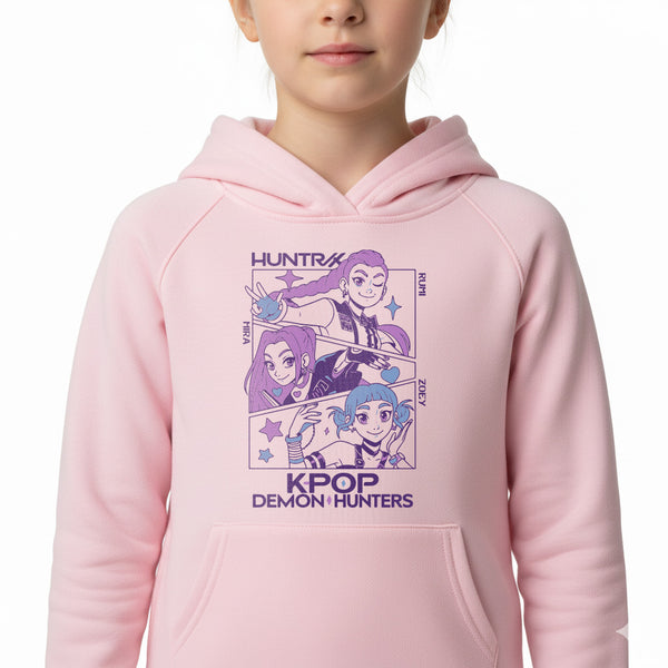 Bluza dziecięca K-Pop Demon Hunters Huntrix 003 Różowy