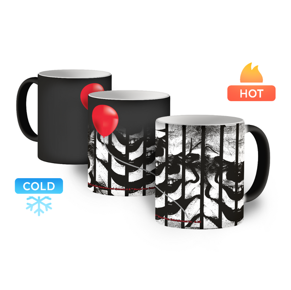 Kubek magiczny 330ml To 028 Horror Biały