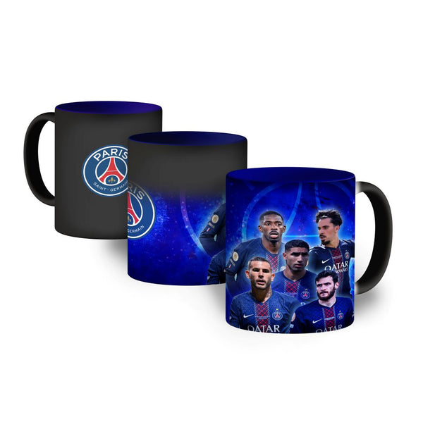 Kubek magiczny 330ml Paris Saint-Germain Niebieski