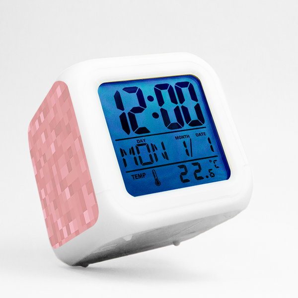 Budzik LED Minecraft Świnka