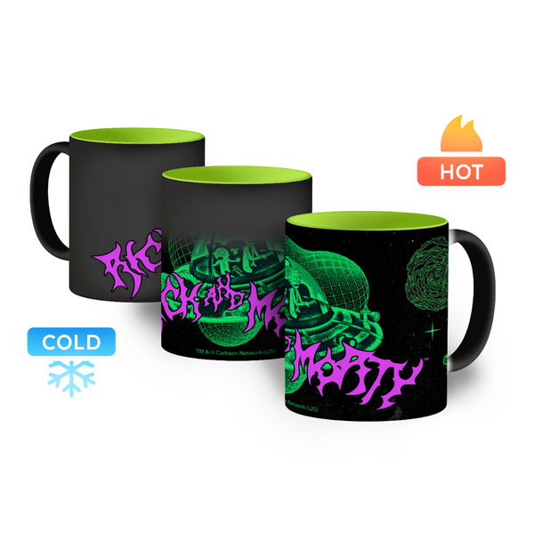 Kubek magiczny 330ml Rick i Morty 051 Rick and Morty Zielony