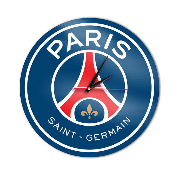 Zegar ścienny z połyskiem Paris Saint-Germain