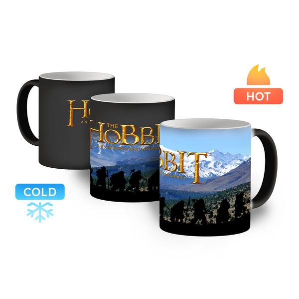 Kubek magiczny 330ml Hobbit 002 Hobbit Biały