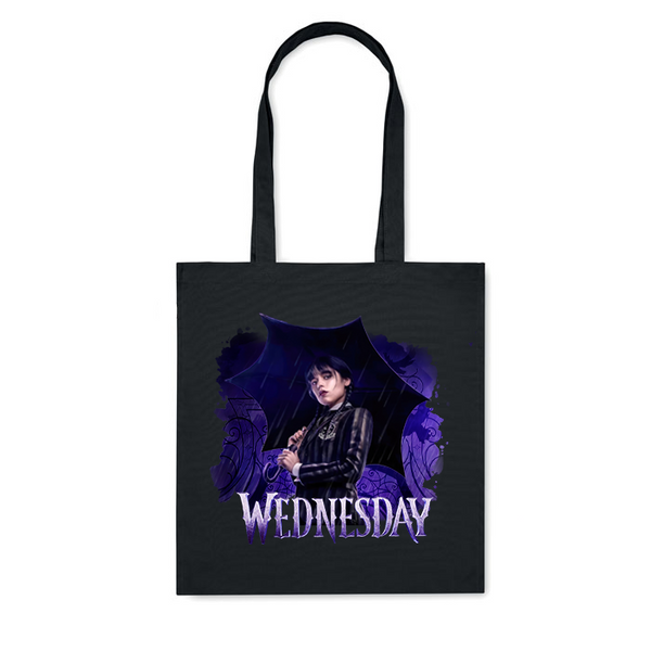 Torba bawełniana na zakupy Wednesday 001 Czarna