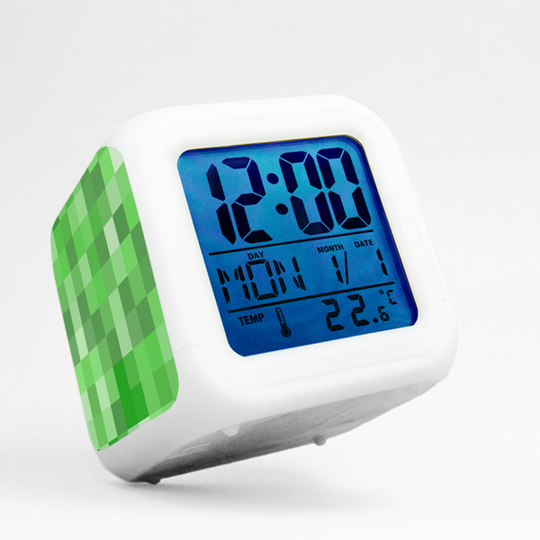 Budzik LED Minecraft Creeper