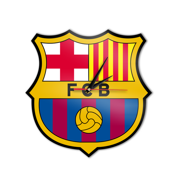 Zegar ścienny z połyskiem FC Barcelona