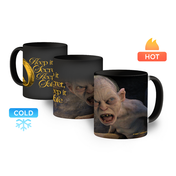 Kubek magiczny 330ml Gollum 013 Lord of the Rings Czarny